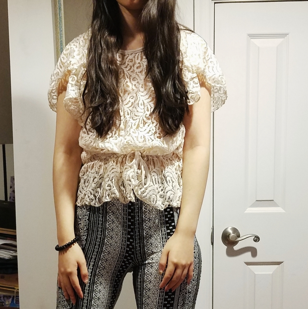 Sheer Lace Top